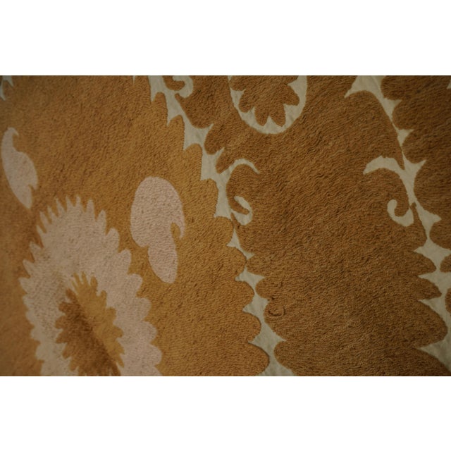Suzani Table Cover - Tribal Embroidery Wall Decor For Sale - Image 9 of 10