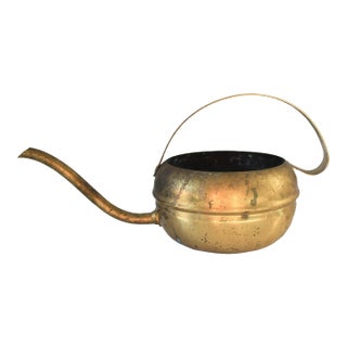 Vintage Brass Watering Can For Sale