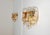 Vintage Italian Murano Wall Lights with 10 Amber Trasparent Glasses, 1990s, Set of 2 For Sale - Image 14 of 18