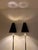 Neoclassical 1970s Cambridge Lamps Inc. Neoclassical Style Black Floor Lamps Pair For Sale - Image 3 of 12