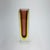 Glass Vintage Murano Glass Vase Vintage Mid-Century Modern Sommerso Glass Square Vase For Sale - Image 7 of 17