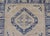 Textile Turkish Oushak Gallery Rug in Blue and Cream With Geometric Design 4'6 X 12'6 For Sale - Image 7 of 12