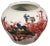 Chinese Vase in Painted Ceramic with Flowers and Animals, 2000s For Sale