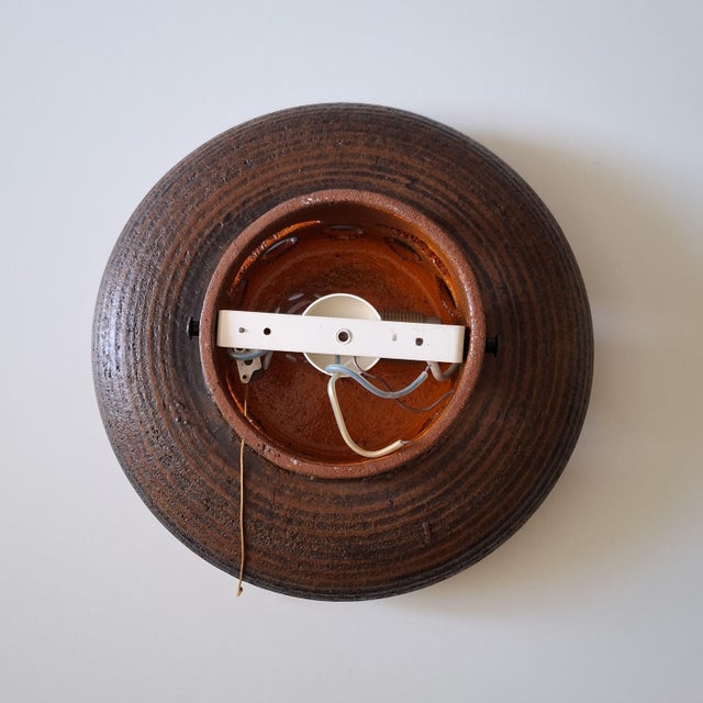 Scandinavian Ceramic Wall Lamp, Sweden, 1960s For Sale - Image 11 of 18