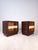 Art Deco Italian Nightstands in Parchment attributed to Osvaldo Borsani, 1940s, Set of 2 For Sale - Image 10 of 18