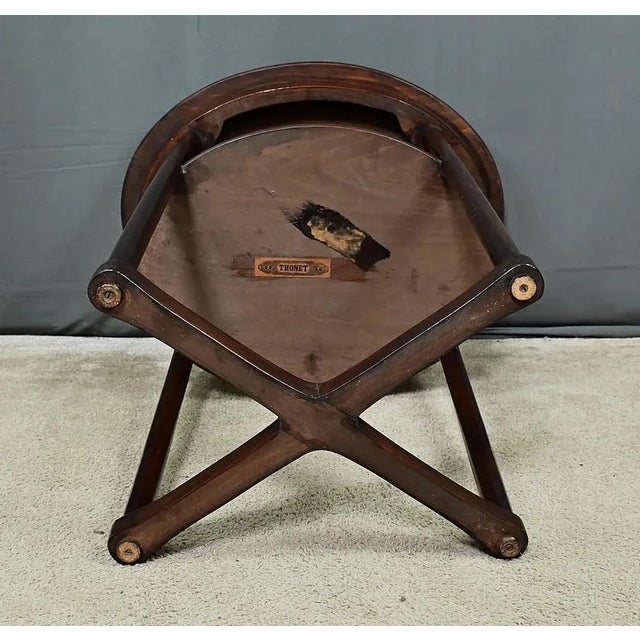 Art Deco Beech Pedestal Table by J. Hoffmann, 1930s For Sale - Image 11 of 13