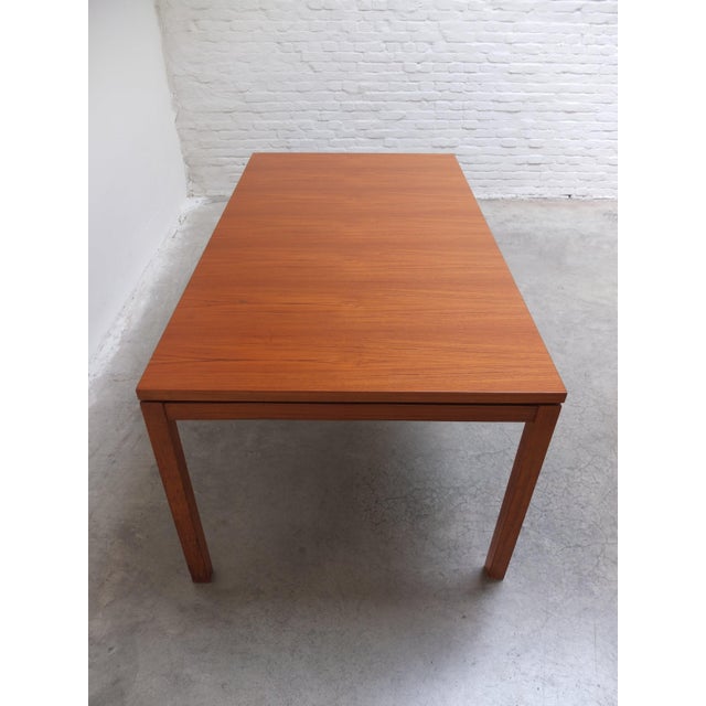 Large Extendable Dining Table by Oswald Vermaercke for V-Form, 1960s For Sale - Image 6 of 18