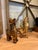 Mid-20th Century Gilt Wooden Fu Dog Sculptures For Sale In Boston - Image 6 of 7