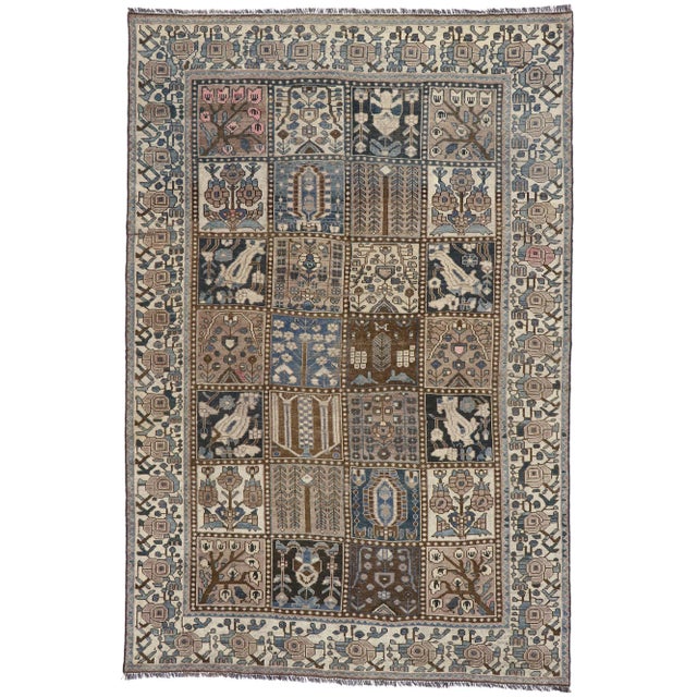 Antique Persian Shiraz Rug - 06'04 X 09'06 For Sale - Image 10 of 10