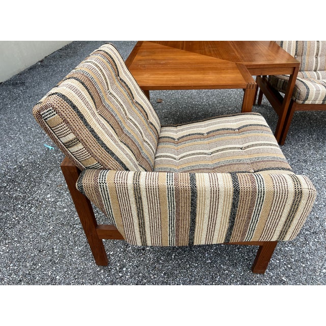 1950s 1950s France and Sons ,John Stuart Modular Set Teak-- Framed 4 Pieces For Sale - Image 5 of 16