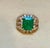 Natural 4.2 Ct Emerald Cut Emerald & Diamond Ring 18 Karat Yellow Gold For Sale In New York - Image 6 of 8