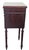 Antique French 1920s Marble Top Nightstand Mahogany Bedside Cabinet For Sale - Image 16 of 18