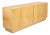 Mid-Century Modern Italian Parchment and Brass Sideboard from Tura Milano, 1970s For Sale
