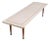 Mid Century Stone and Wood Coffee Table For Sale