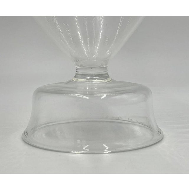 Aldo Cibic for Paola C Pims Signed Italian Blown Glass Bottle Vase For Sale - Image 10 of 11