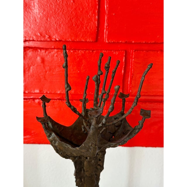 Brutalist Bronze Sculpture by Ralph Tazian For Sale - Image 12 of 12