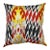 Double Sided Multi Color Turkish Style Ikat Pillow For Sale