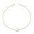 Immerse yourself in the understated elegance of this 10K yellow gold bracelet, for an enrapturing shimmer that captures...