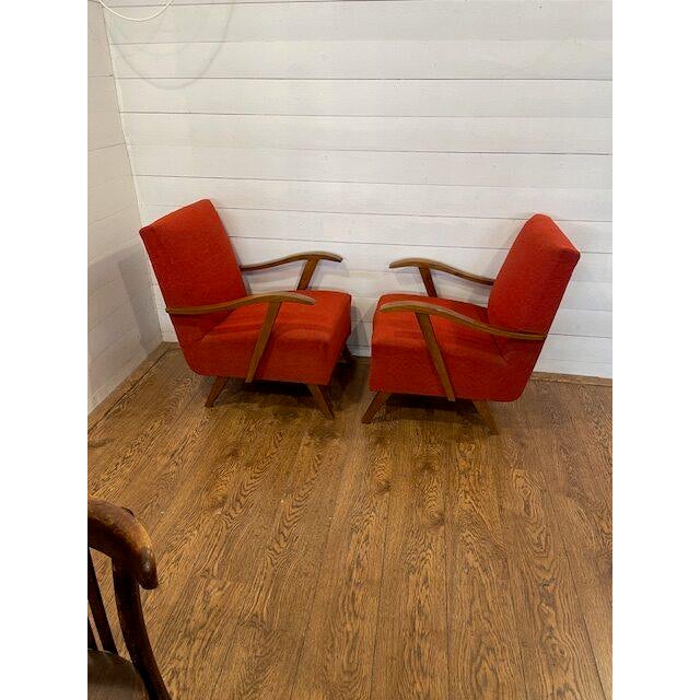 Vintage Relax Chairs by Drevovyroba-Modra, 1950, Set of 2 For Sale - Image 4 of 8