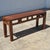 Vintage Asian Carved Elm Wood 44” Long Bench Accent Table Window Seat Plant Stand For Sale - Image 11 of 11