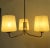 Austrian Mid Century Brass Opaline Glass Chandelier For Sale - Image 10 of 11