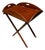 Antique Georgian Mahogany Butler's Tray on Stand, c.1800 For Sale