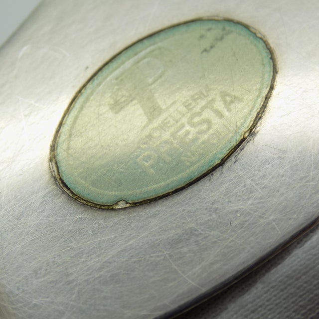 Vintage Italian Handmade Genuine Silver Small Cake Server Rose Pattern For Sale - Image 9 of 11