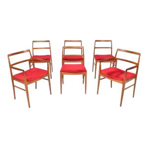 Arne Vodder Dining Chairs In Teak - Set of 6