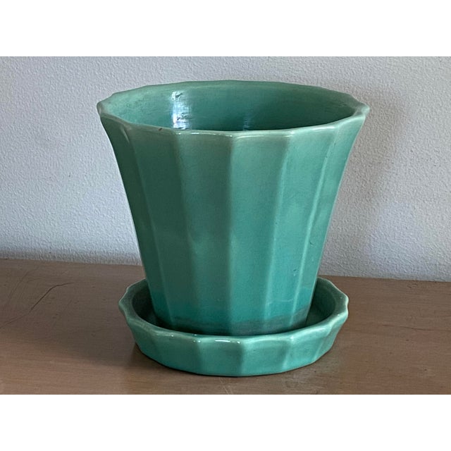 Late 1920s-Early 1930s Stangl Flowerpot With Saucer Shape #1261 For Sale - Image 11 of 11