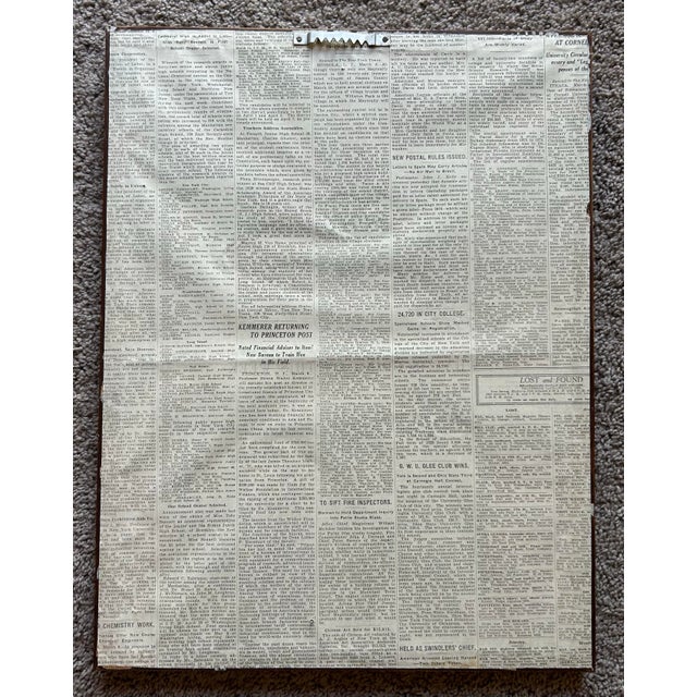 2020s Original Wayne Cunningham Abstract Mixed Media Drawing in Vintage Frame For Sale - Image 5 of 5