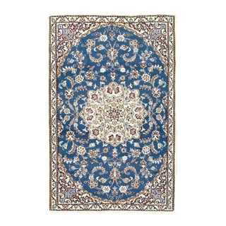 Pasargad DC Fine Hand Knotted Wool & Silk Rug For Sale