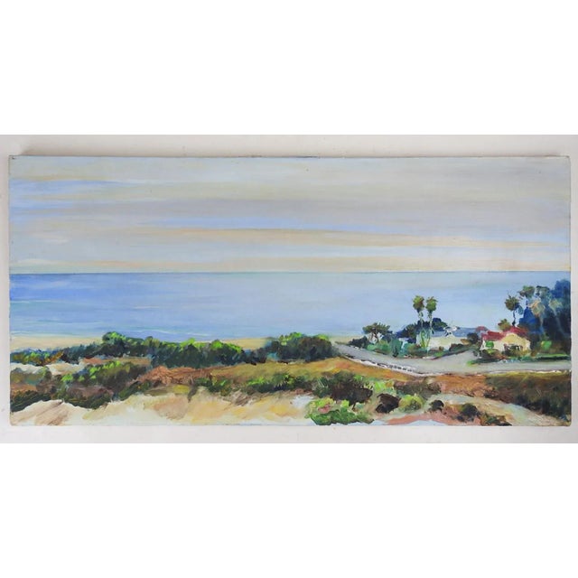 Contemporary Impressionist Coastal Beach Landscape Painting For Sale - Image 4 of 5