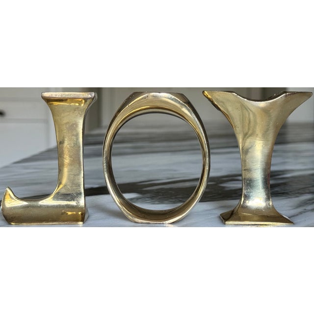 International Silver Vintage International Silver Company Solid Brass Candle Holder - Set of 3 For Sale - Image 4 of 14