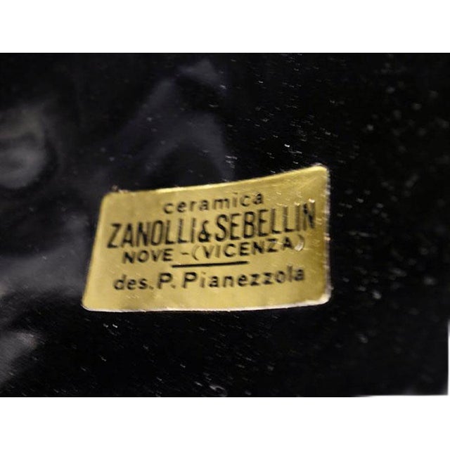 Ceramic Vases by Pompeo Pianezzola for Zanolli & Sebellin, 1970s, Set of 2 For Sale - Image 12 of 14