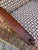 Mahogany Armchair with Aubergine Circular Pattern For Sale - Image 6 of 11