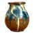 Vintage Drip Glaze Ceramic Vase For Sale