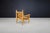 Wood Lounge Chairs in the style of Adrien Audoux and Frida Minet, France, 1950s, Set of 2 For Sale - Image 7 of 12