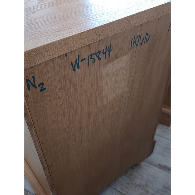 Hunt Country 3-Drawer Nightstands in Oak - A Pair For Sale - Image 9 of 9