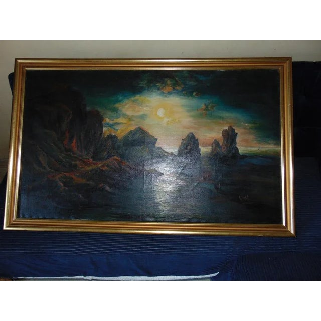 Zdzisław Przebindowski, Landscape, Oil on Canvas For Sale - Image 11 of 11
