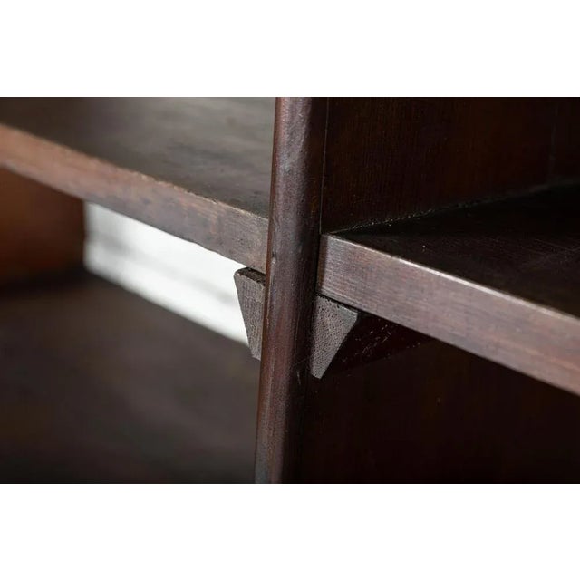 Brown 19th Century English Ironmonger's Pine Shelving Cabinet For Sale - Image 8 of 10