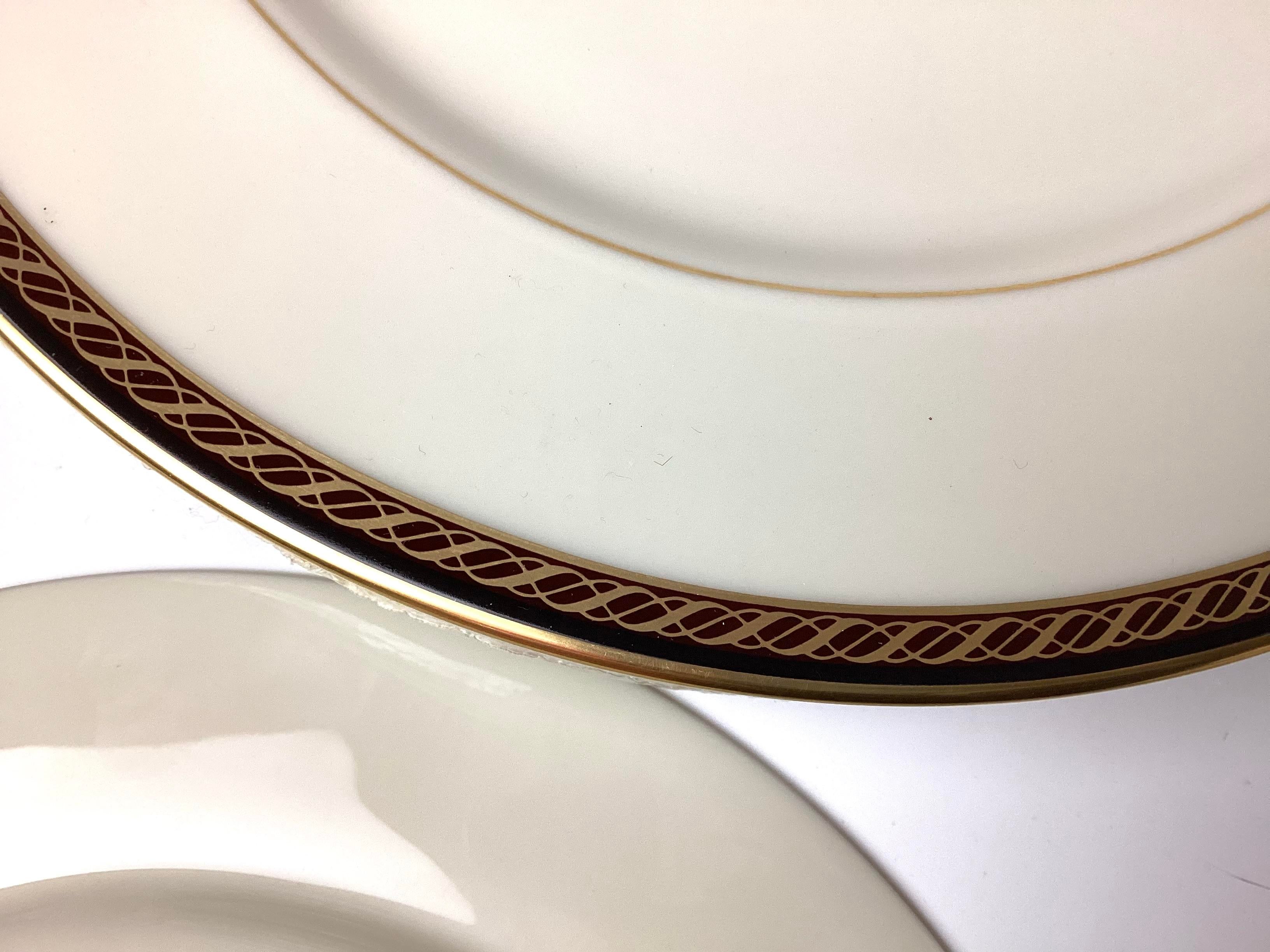 1960s Lenox Monroe China Dinner Plates- Set of 8 | Chairish