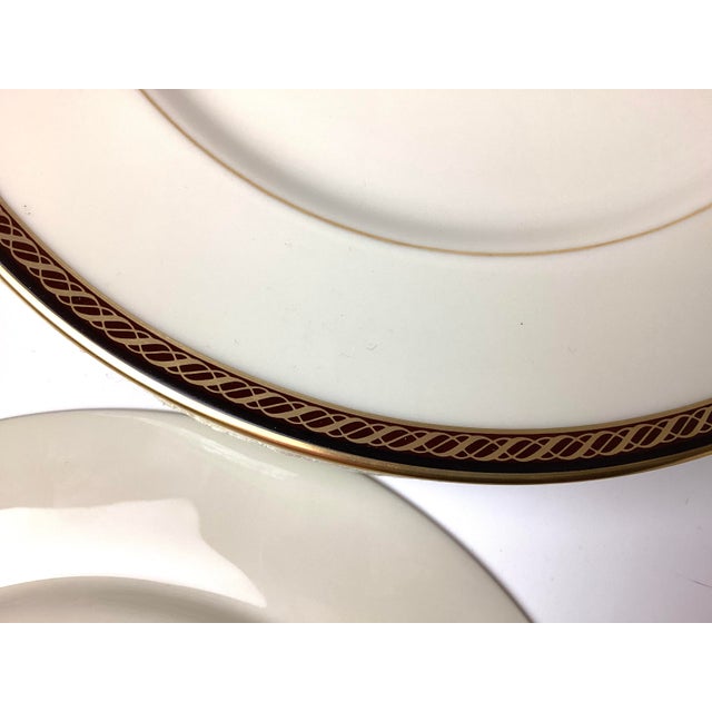 1960s Lenox Monroe China Dinner Plates- Set of 8 | Chairish