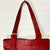 1996 Vintage Boho Chic Coach Soho Lafayette Red Leather Tote, F6h-4140. For Sale - Image 11 of 13