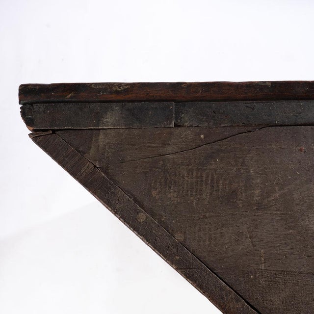 Late 19th Century Small English Oak Corner Cupboard For Sale - Image 12 of 12