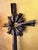 Monumental Brutalist Bronze Cross / Wall Sculpture attributed to Walter Haaf, Germany, 1960s For Sale - Image 4 of 18