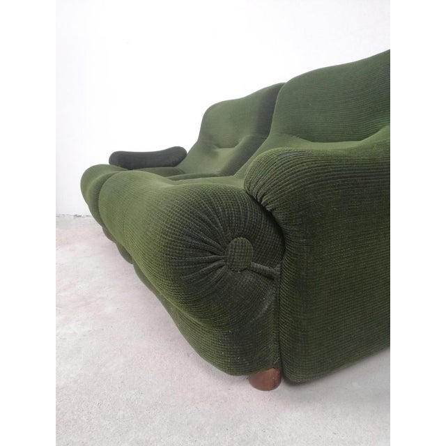 Green Set of Italian Space Age Modular Sofa attributed to Emilio Guarnacci for 1p, Italy, 1970s For Sale - Image 8 of 15