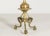 Art Nouveau Gothic Brass Candleholders, 1890s For Sale - Image 4 of 6