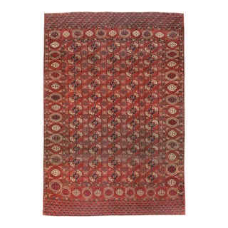 Galerie Shabab Collection Early 20th Century Central Asian Tekke Carpet For Sale
