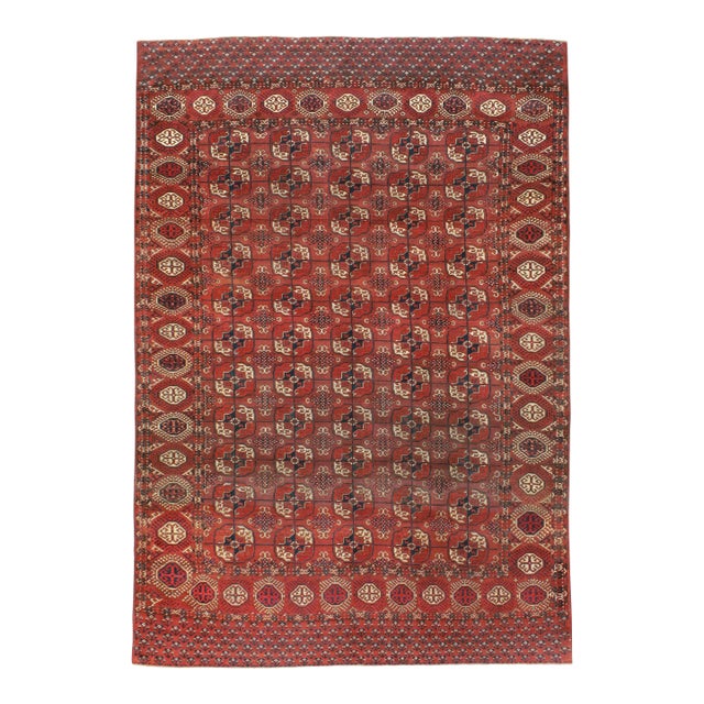 Galerie Shabab Collection Early 20th Century Central Asian Tekke Carpet For Sale