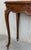 Brown 20th French Century Marble Top Walnut Console Table With Drawer For Sale - Image 8 of 13